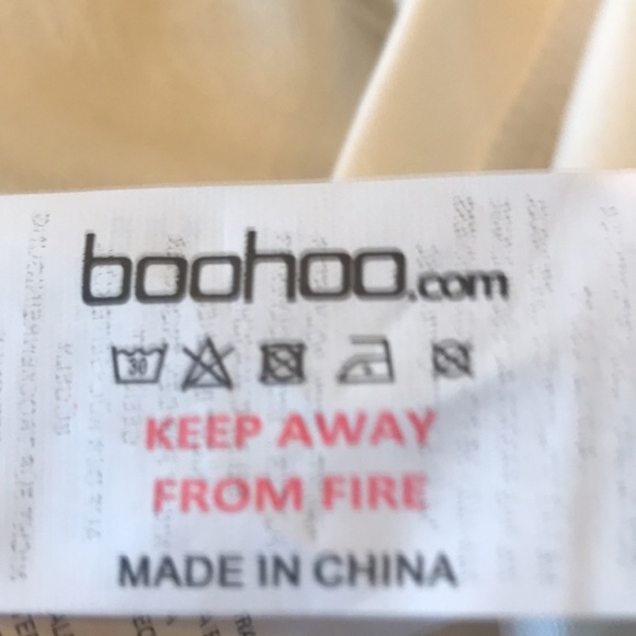 Boohoo High Neck Lace Front Swing Dress 8 NWT - Picture 12 of 16